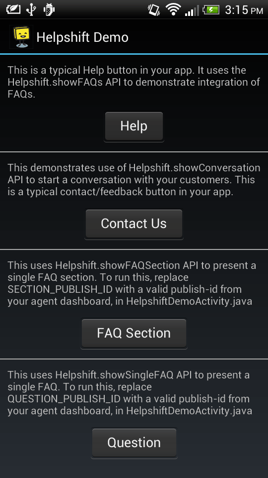 HelpshiftDemo
